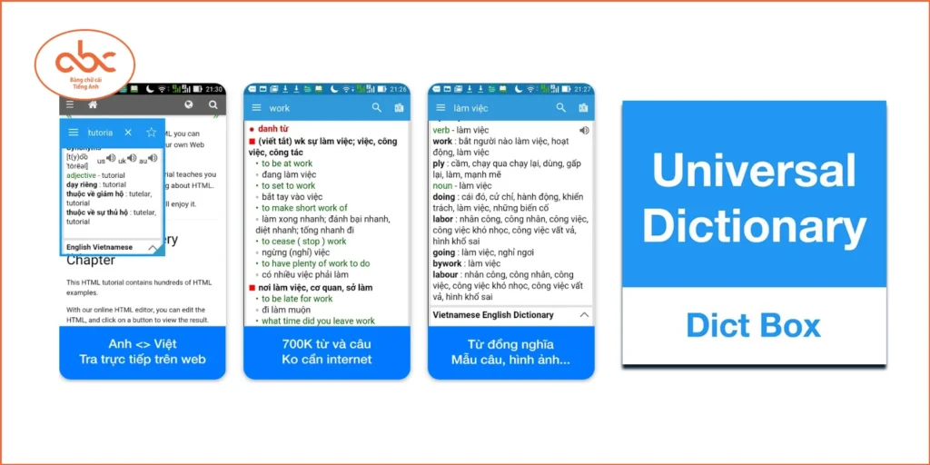 Từ điển Anh – Việt Dict Box: Công cụ hữu ích cho người học